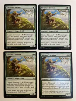4x Baldur's Gate Silvanus‘s Invoker NM/M Magic The Gathering Mtg - Image 1