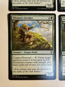 4x Baldur's Gate Silvanus‘s Invoker NM/M Magic The Gathering Mtg - Image 2