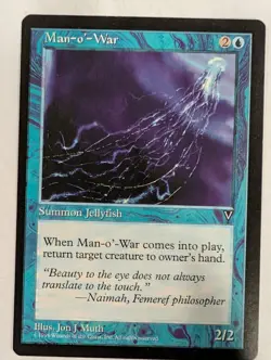 Man-o'-War - Visions - Magic the Gathering MTG Nice! - Image 1
