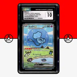 Pokemon CGC 10 Mew ex 347/190 SAR Shiny Treasure sv4a Bubble PSA Japanese - Image 1