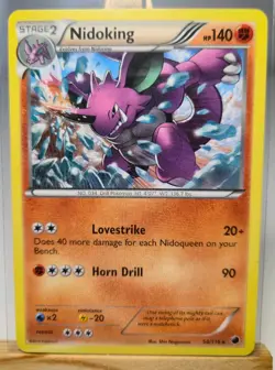 Nidoking 58/116 Plasma Freeze N/M POKEMON ENGLISCH VINTAGE - Image 1