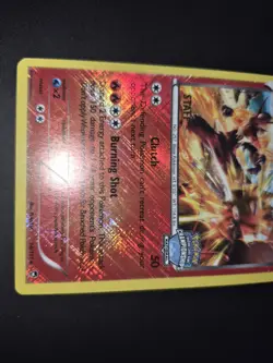 2014 Carte Pokemon Furious Fists Holo National Championships Staff Blaziken LP - Image 2