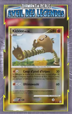 Kicklee Reverse - DP06:Eveil des Legendes - 100/146 - Carte Pokemon Francaise - Image 1