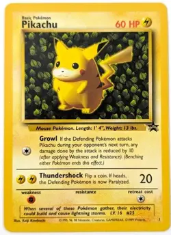 Pokemon Ivy Pikachu #1 Black Star League Promo 1999 WOTC NM NP - Image 1