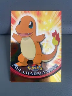 1999 Pokemon Topps TV Animated Series - Foil - #03 Charmander - EXC - Image 1