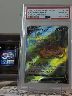 Charizard V #211 Pokemon Japanese VSTAR Universe PSA 10 - Image 1
