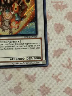 Jurrac Meteor HA04-EN029 Secret Rare Unlimited LP - Image 4