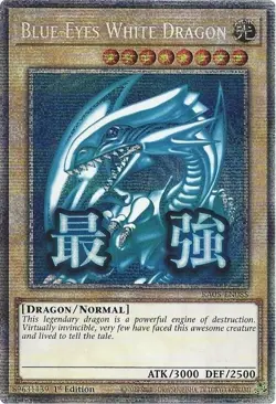 Yugioh! Blue-Eyes White Dragon - RA05-EN085 - Starlight Rare - 1st Edition Near - Image 1