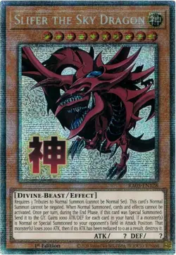 Yugioh! Slifer the Sky Dragon - RA05-EN128 - Starlight Rare - 1st Edition Near M - Image 1
