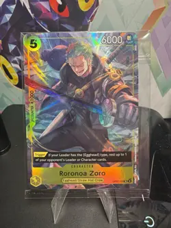 One Piece CCG Roronoa Zoro Promo Card OP07-113 Sealed - Image 1