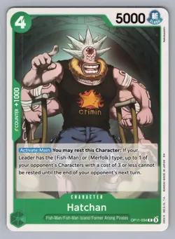 HATCHAN OP11-034 C- A FIST OF DIVINE SPEED ONE PIECE NM OP11 2025 - Image 1