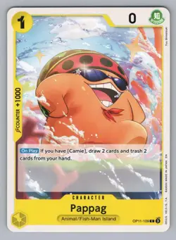 PAPPAG OP11-109 C A FIST OF DIVINE SPEED ONE PIECE NM OP11 2025-. 2 - Image 1