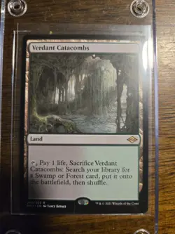 MTG Modern Horizons 2 Verdant Catacombs Card #260 Near Mint Condition - Image 1