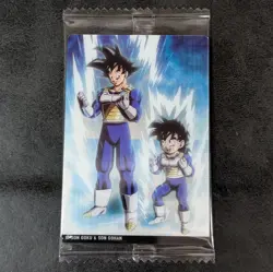 Dragon Ball itajaga card Son Goku & Gohan 8-01 N Japanese - Image 1