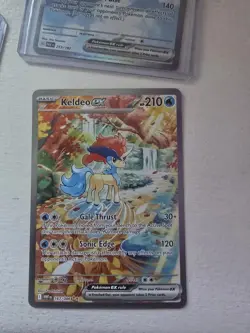 Pokemon Keldeo EX 167/086 SV White Flare SIR Basic Holo Rare Card English NM - Image 1