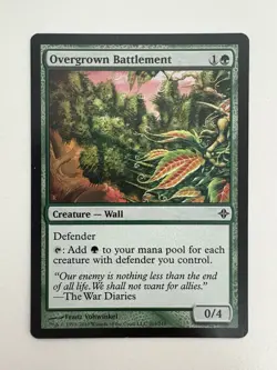 Overgrown Battlement MTG Magic the Gathering Card NM Near Mint ROE - Image 1