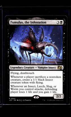 MTG Magic The Gathering Foundations Jumpstart Anime #42 Fumulu the Infestation - Image 1
