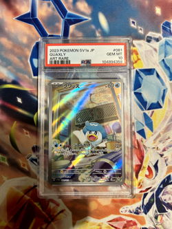 Pokemon TCG - Quaxly 081/073 AR Japanese JP Triplet Beat PSA 10 - Image 1