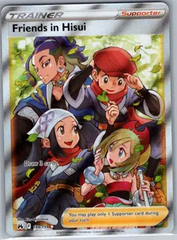 Friends in Hisui (Full Art) 148/159 SWSH: Crown Zenith - Pokemon Card - NM - Image 1