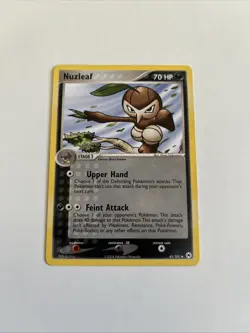 Nuzleaf Pokemon Card 45/101 EX Hidden Legends uncommon non-holo NM - Image 1