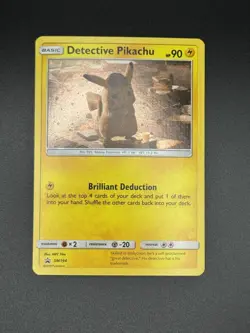 Pokemon TCG Detective Pikachu SM194 Promo Swirl - Image 1