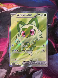 Pokemon Sprigatito 251/217 EX Full Art from Ascended Heroes NM - Image 1