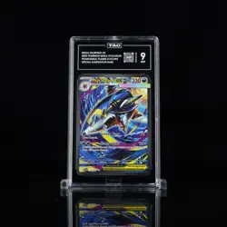 2025 POKEMON PFL EN-PHANTASMAL FLAMES #127 MEGA SHARPEDO EX TAG 9 - Image 1