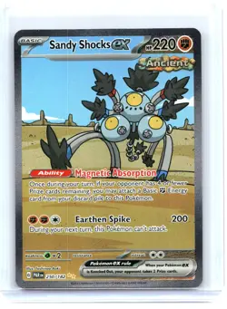 2023 Pokemon—Sandy Shocks ex #250/182 Paradox Rift—Special Illustration Rare[LP] - Image 1