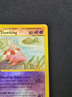Slowking 34/147 Reverse Holo Aquapolis E-Reader WOTC LP Pokemon TCG - Image 4
