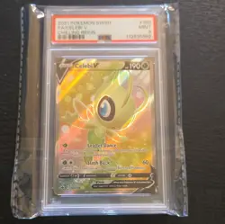 Pokemon TCG Celebi V 160/198 Chilling Reign Full Art Ultra Rare Holo EN PSA 9 - Image 1