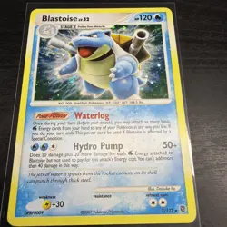 Pokemon Blastoise Lv.52 2/132 Holo Rare Diamond & Pearl Secret Wonders 2007 - Image 1