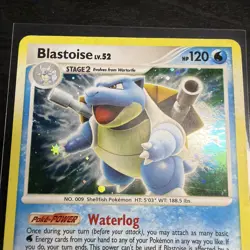 Pokemon Blastoise Lv.52 2/132 Holo Rare Diamond & Pearl Secret Wonders 2007 - Image 2