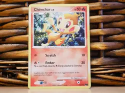 Pokemon CHIMCHAR 14/17 HOLO | LP Light Play | POP Series 6 | 2007 - Image 1
