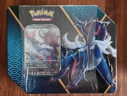 Pokemon TCG: Divergent Powers Samurrot Tin *5 Packs 820650809552 - Image 1