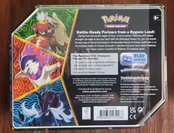 Pokemon TCG: Divergent Powers Samurrot Tin *5 Packs 820650809552 - Image 2