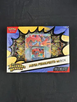 Pokemon Mega Evolution Ascended Heroes Feraligatr ex Box Booster Promo English - Image 1