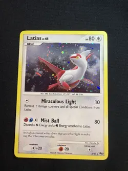 Pokemon TCG Latias 003/017 POP Series 7 English Holo Rare Basic 80 HP - Image 1
