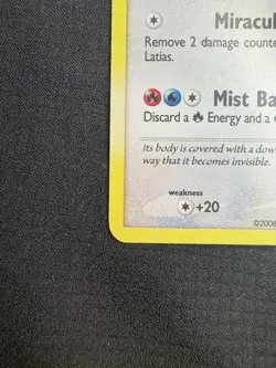 Pokemon TCG Latias 003/017 POP Series 7 English Holo Rare Basic 80 HP - Image 5