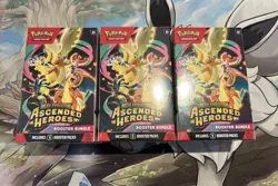 3 x Pokemon TCG Ascended Heroes Booster Bundle - 18 x Booster Packs NEW & SEALED - Image 2