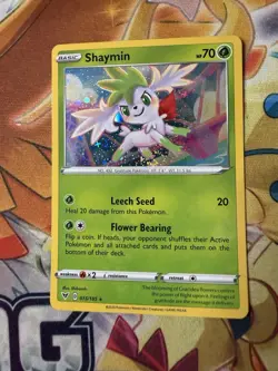 Pokemon TCG - Shaymin - (Cosmos Holo) Holo Rare 015/185 NM Swirl - Image 1