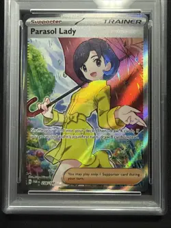 2023 POKEMON PAR EN-PARADOX RIFT ULTRA RARE #238 PARASOL LADY PSA 9 - Image 2