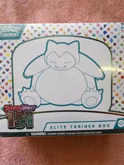 Pokemon TCG Scarlet & Violet 151 Elite Trainer Box Sealed Snorlax Promo - Image 1