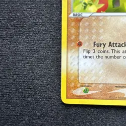 Pokemon TCG Larvitar 62/109 EX Team Rocket Returns reverse holo stamp NM - Image 2