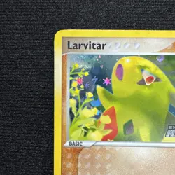 Pokemon TCG Larvitar 62/109 EX Team Rocket Returns reverse holo stamp NM - Image 3