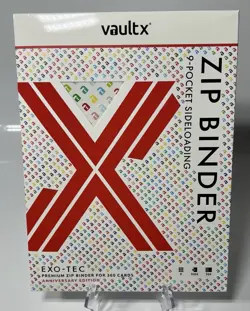 Vault X Exo Tec Anniversary 30th Edition 9 Pocket Zip Binder Pokemon 151 ⚡ - Image 1