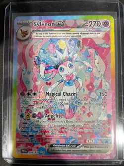 Sylveon ex 156/131-RARE- Prismatic Evolutions- Full Art Holo - NM - Image 1