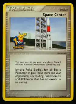 Space Center #91/107 Deoxys LP Pokemon Card - Image 1