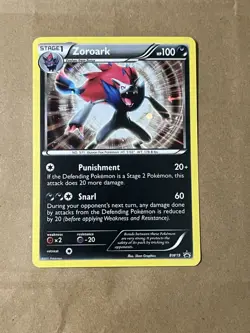 Zoroark BW19 Pokemon Card Promo Holo Rare Near Mint NM - Regular Size - Image 1
