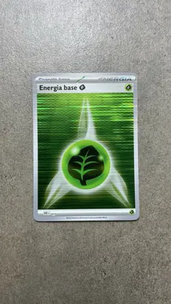 ENERGIA BASE ERBA SVE 017 - POKEMON LUCE NERA / FUOCO BIANCO ITA 2025 NM HOLO - Image 1