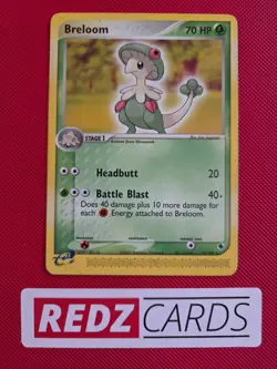 Breloom 16/109 Ruby & Sapphire Non Holo Rare Pokemon Card 2003 HP - Image 1
